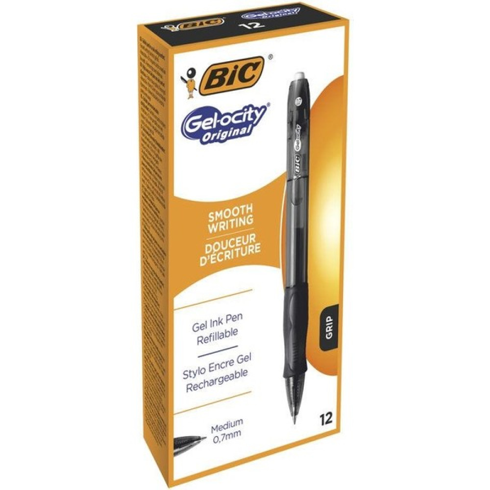 Tahtakalehobi Bic Gelocity Original Jel Kalem Siyah 12'li Kutu Jel Mürekkepli (Roller) Kalem Fiyatı