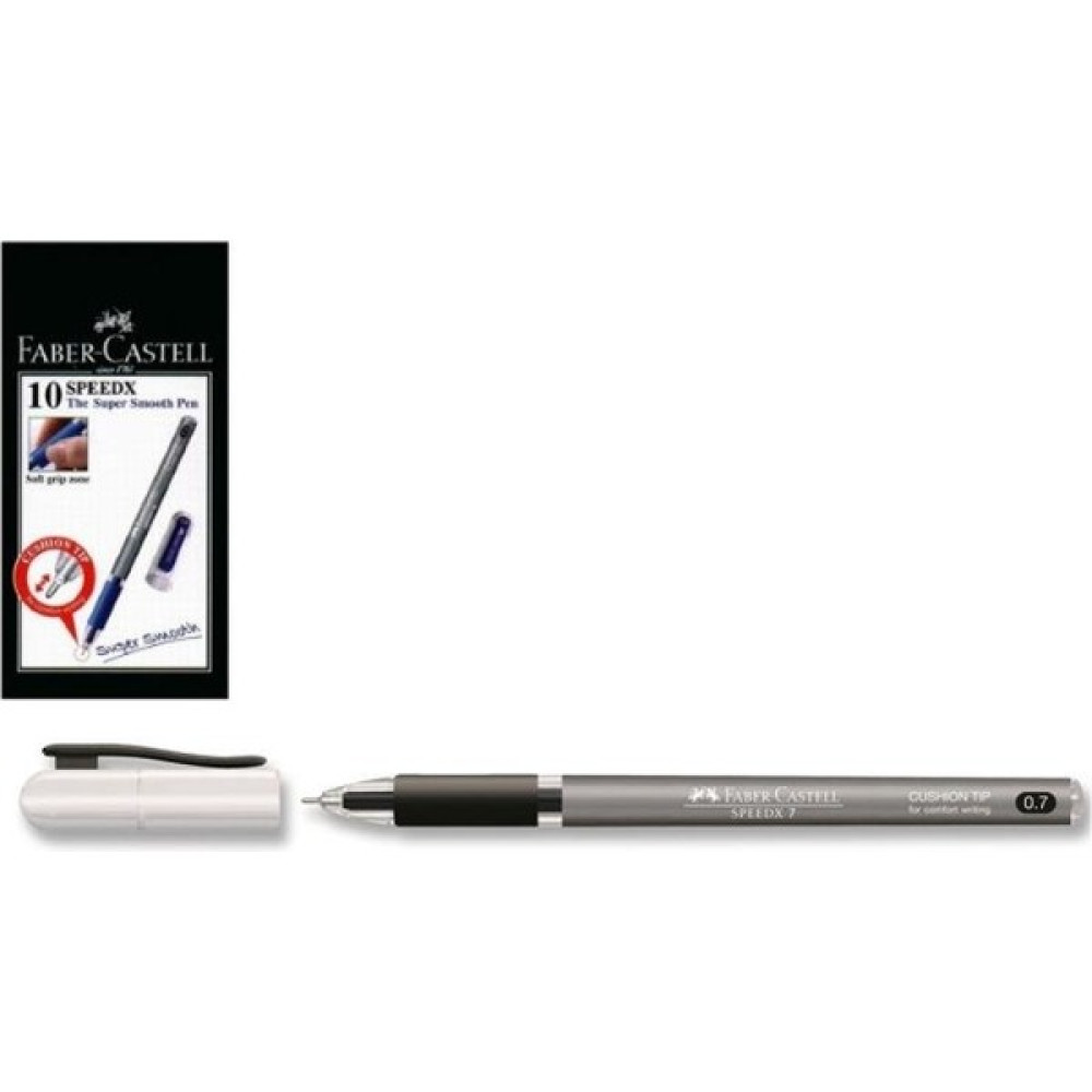 Tahtakalehobi Faber Castell Speedx Tükenmez Kalem 0.7 mm Siyah 10'lu Kutu Tükenmez Kalem Fiyatı