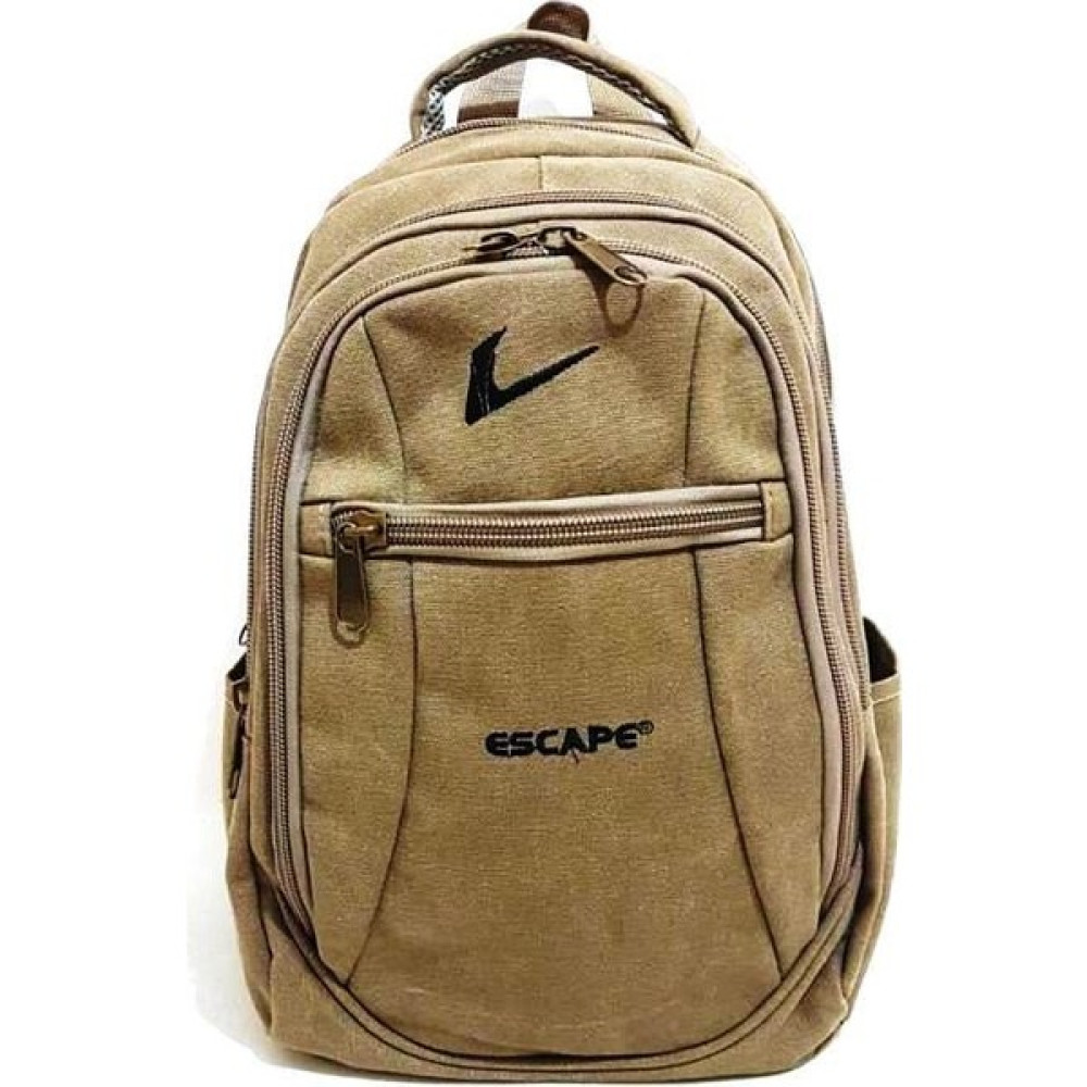 TahTicMer Escape 307 Dağcı Sırt Çantası Kanvas Kumaş Sırt Çantası Laptop Bölmeli Spor Outdoor Günlük Kullanım Bej Sırt Çantası (Outdoor) Fiyatı
