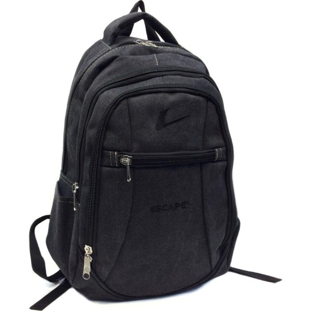 TahTicMer Escape 307 Dağcı Sırt Çantası Kanvas Kumaş Sırt Çantası Laptop Bölmeli Spor Outdoor Günlük Kullanım Ortopedik Siyah Sırt Çantası (Outdoor) Fiyatı