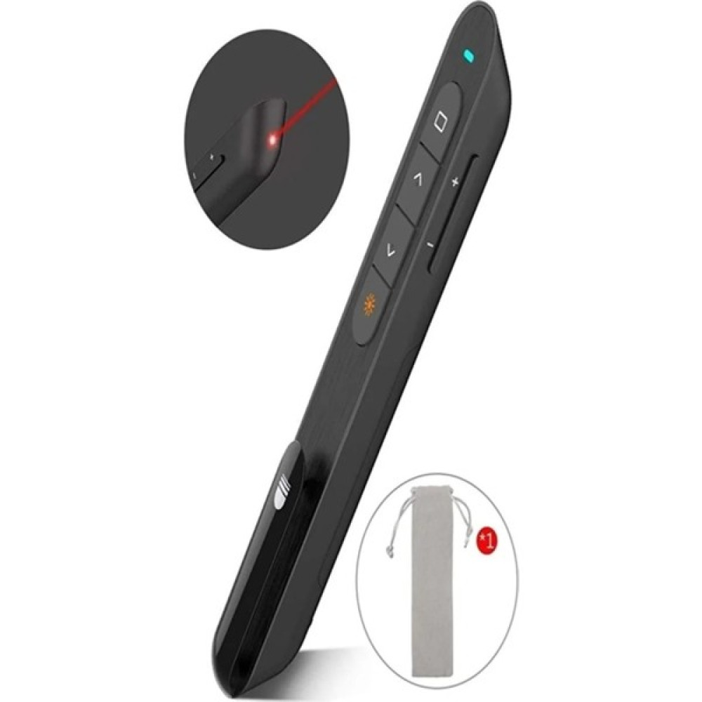 TahTicMer Sunum Kumandası Kablosuz Lazer Sunum Kalemi Wireless Laser Pointer Sunucu Uzaktan Slayt Atlama 2.4 Ghz USB Kontrolü Laser Pointer Kalem S... Projeksiyon Kumandası Fiyatı