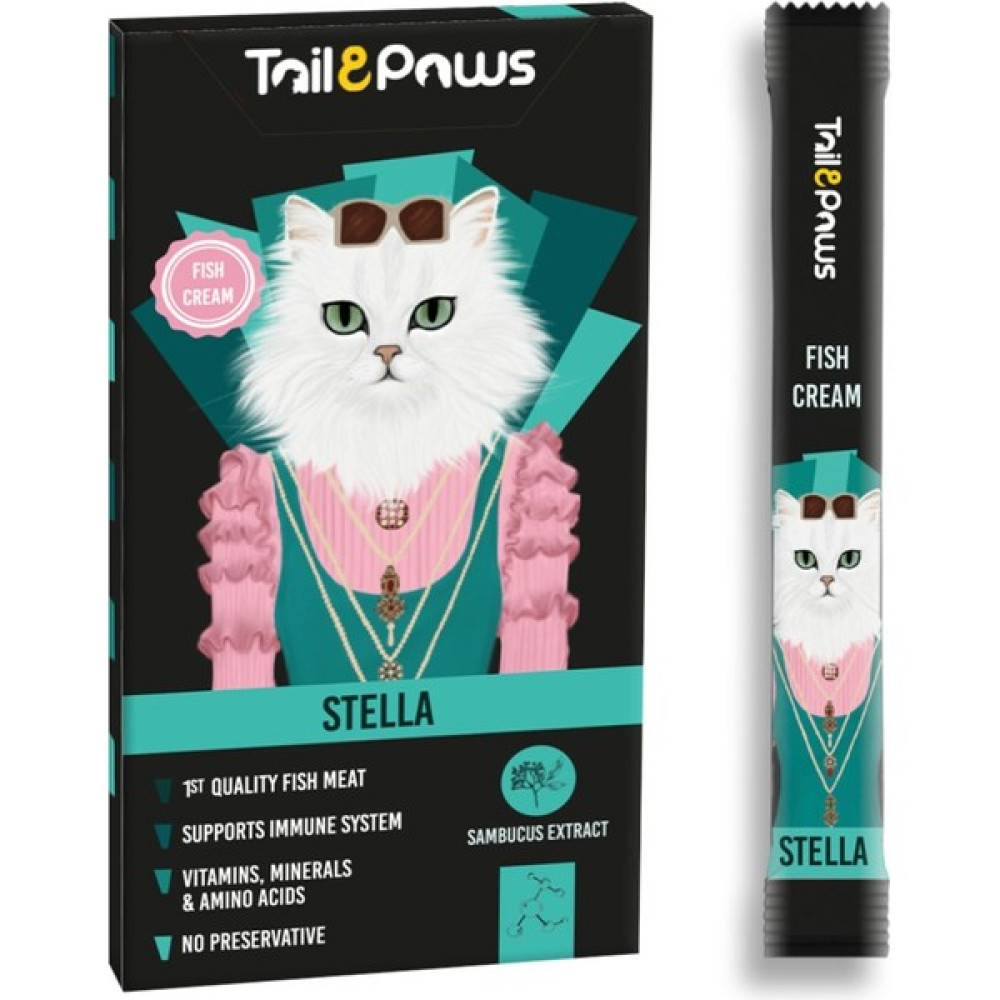 Tail & Paws Tail Paws Stella Multivitamin Balıklı Krema 15 G x 5 Adet Evcil Hayvan Ürünleri Fiyatı