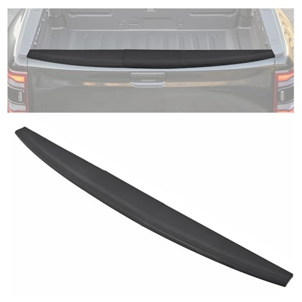Tailgate Spoiler Molding Cap Compatible with 2009-2019 Ram 1500 2500 3500 Classic Top Protector Cover Lip Replace for CH1909100 55372052AH