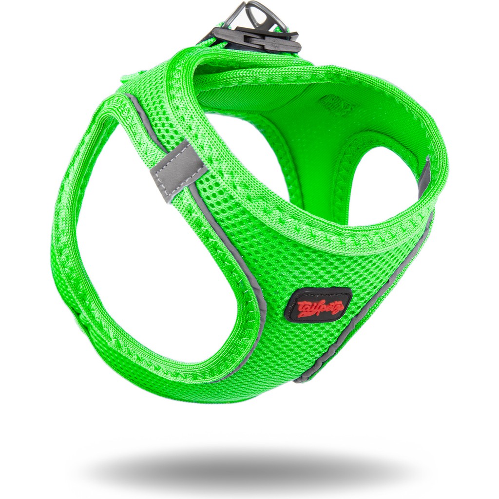 Tailpetz Air-Mesh Harness Köpek Göğüs Tasması XLarge Yeşil - Neon Yeşil - XL Evcil Hayvan Ürünleri Fiyatı