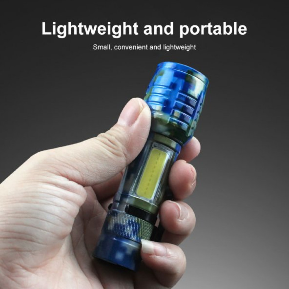 Tak-02 Ultra Guclu 2500 Lumens + 5W Cob Led Usb Sarjli El Feneri Kutulu Kamp Feneri Avcilik Feneri El Feneri Fiyatı