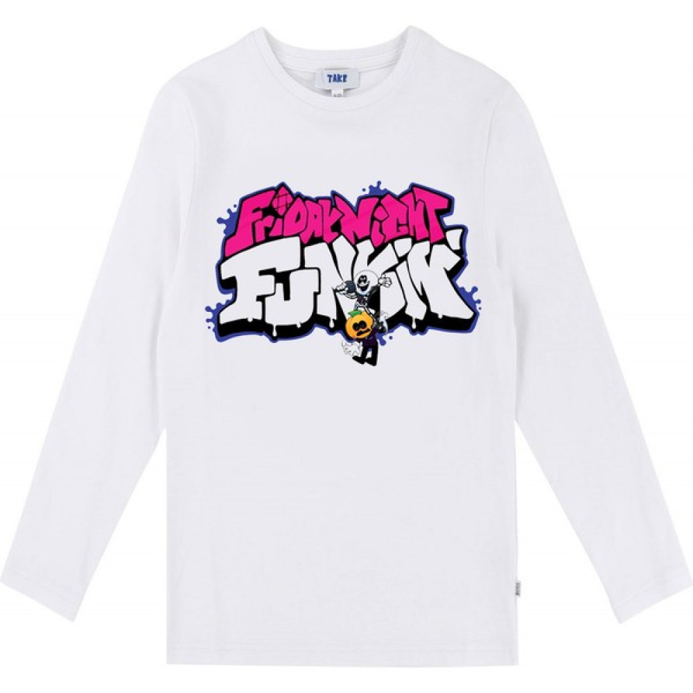 TakeTshirt Fnf Friday Night Funkin Skid And Pump Uzun Kol Çocuk Tişört Erkek Çocuk T-shirt Fiyatı