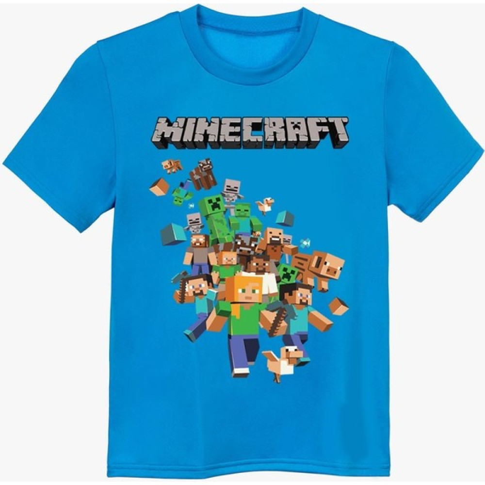 TakeTshirt Minecraft Çocuk Tişört Yeni Sezon Unisex Erkek Çocuk T-shirt Fiyatı