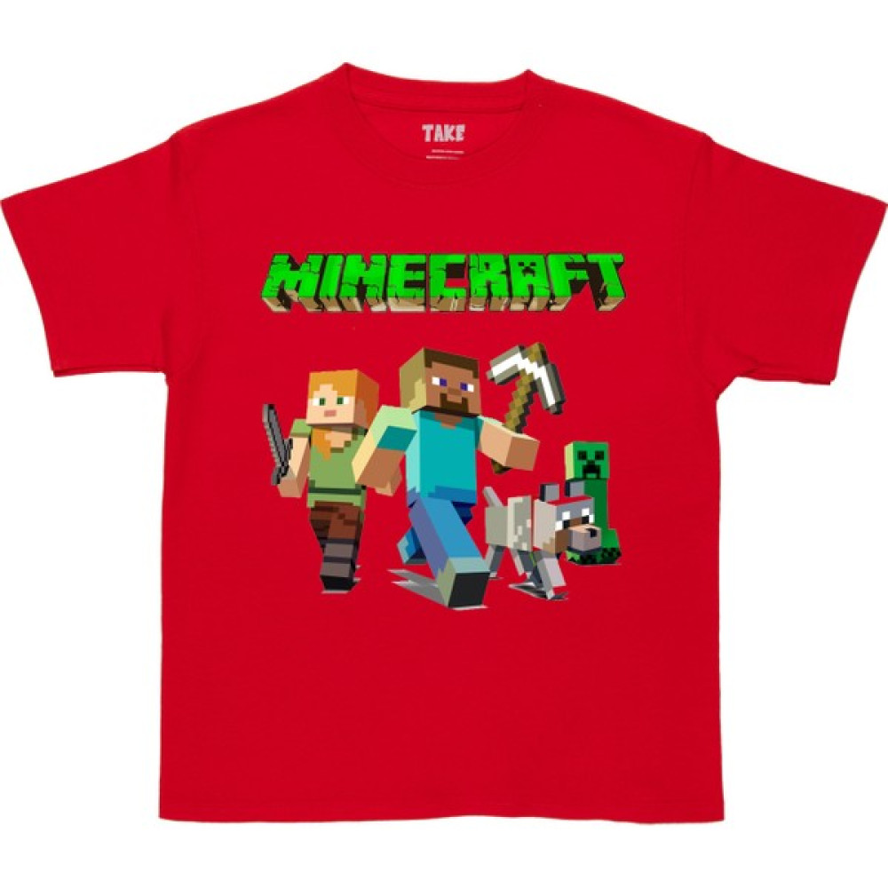 TakeTshirt Minecraft Çocuk Tişört Yeşil Unisex Erkek Çocuk T-shirt Fiyatı