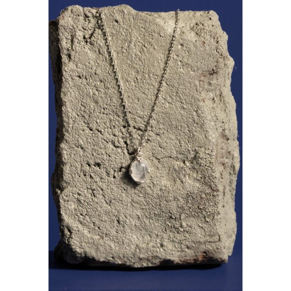 Takı Depo Doğal Ay Taşı Taşlı Minimal Gümüş Kadın Kolye Gümüş Rengi - 45 Cm Gümüş Kolye Fiyatı