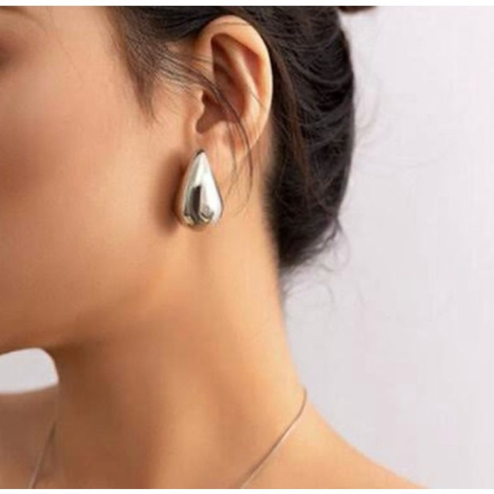 Takı Home Göz Yaşı Bottega Silver Kaplama Kadın Damla Küpe Gümüş Küpe Fiyatı