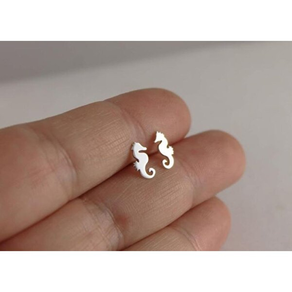 Takı Store Minik Deniz Atı Figürlü Gümüş Küpe Gümüş Küpe Fiyatı
