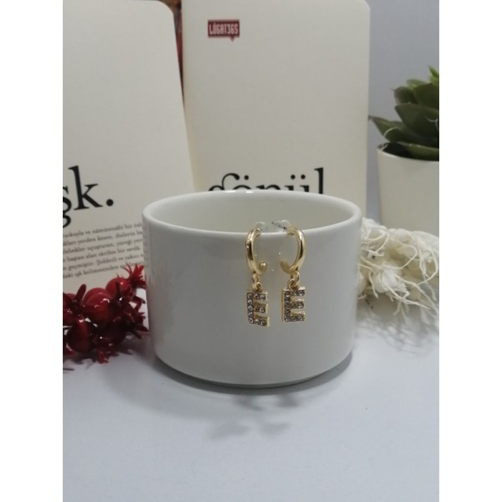 Takıcıdayım Gold Harf Küpe E Altın, Takı & Aksesuar Fiyatı