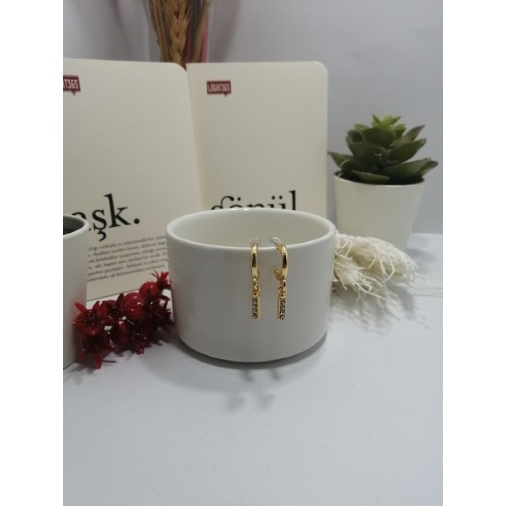 Takıcıdayım Gold Harf Küpe I Altın, Takı & Aksesuar Fiyatı