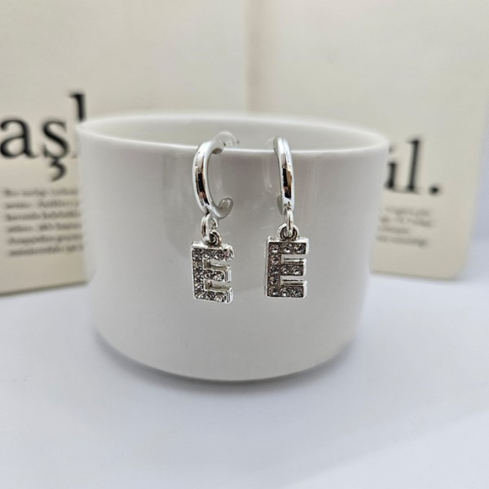 Takıcıdayım Silver Harf Küpe E Altın, Takı & Aksesuar Fiyatı