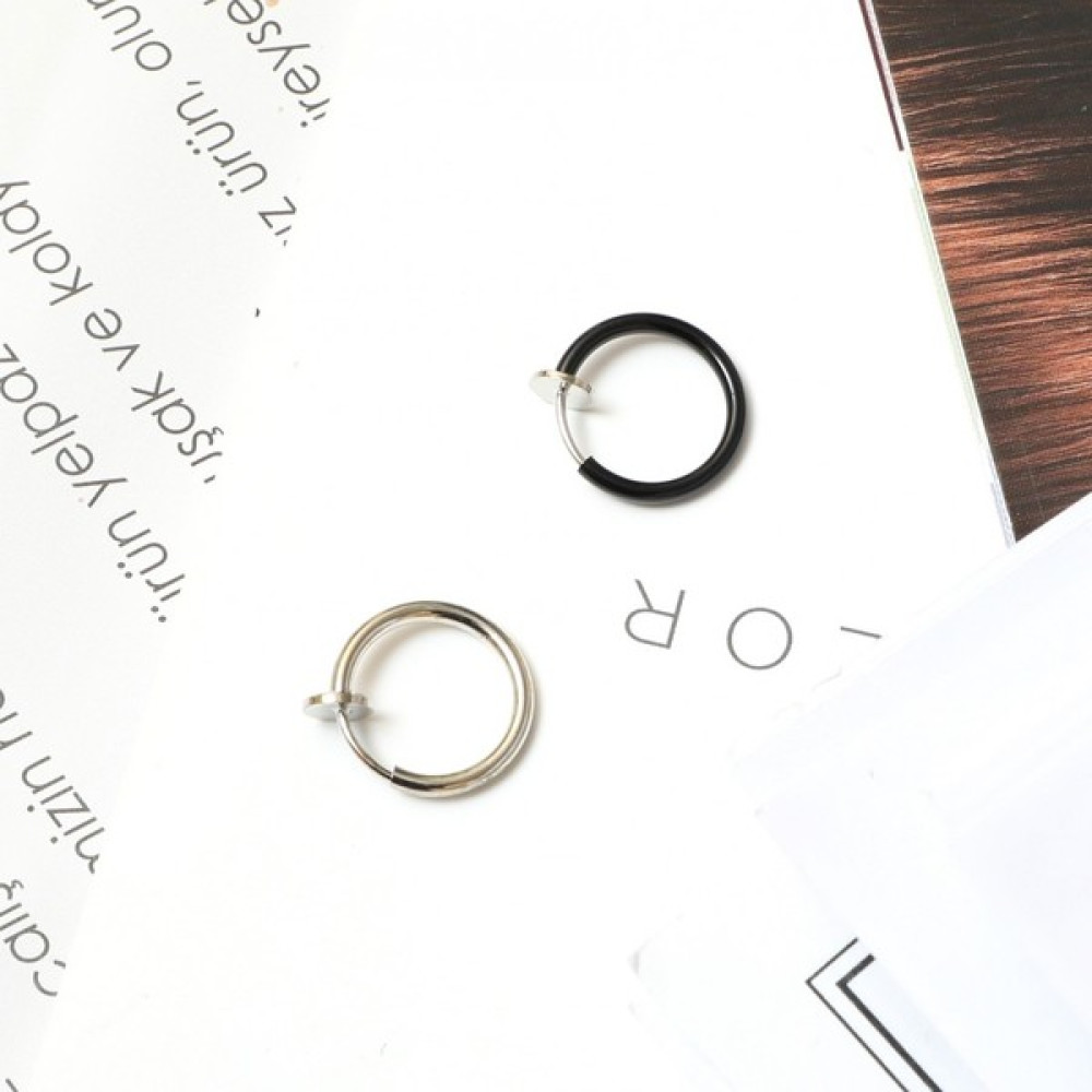 Takıconcept 2 Adet Deliksiz Yaylı Fake Piercing Küpe Septum Kıkırdak Dudak Piercing - Gümüş Altın & Gümüş Piercing Fiyatı