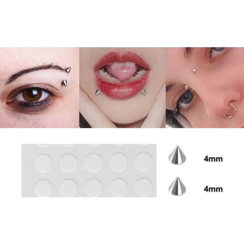 Takıconcept Deliksiz Sivri Fake Piercing Sahte Piercing Tüm Bölge - Gümüş Altın & Gümüş Piercing Fiyatı