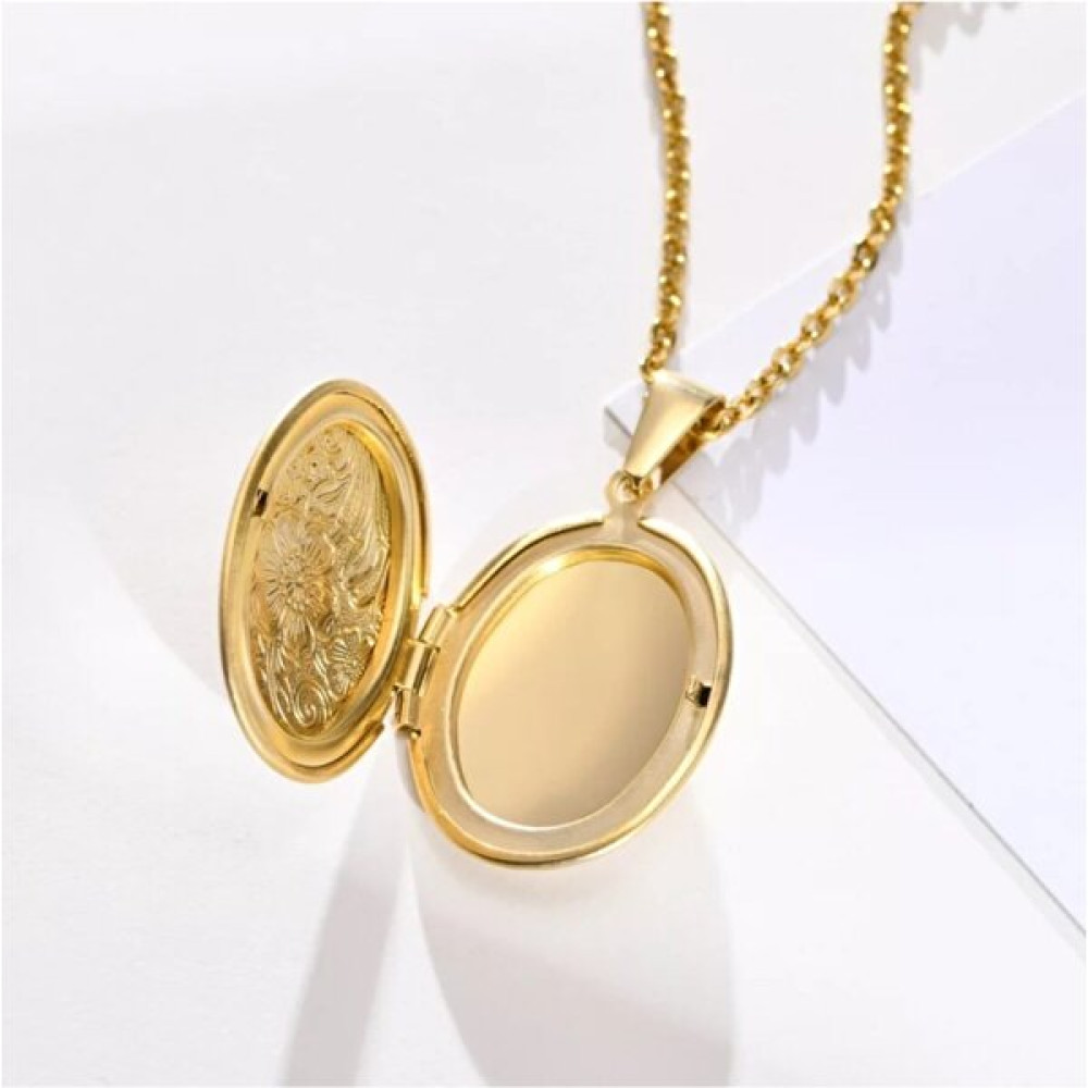 Takıconcept Fotoğraflı Içi Açılır, Oval, Kapaklı Gold Kolye Bijuteri Kolye Fiyatı