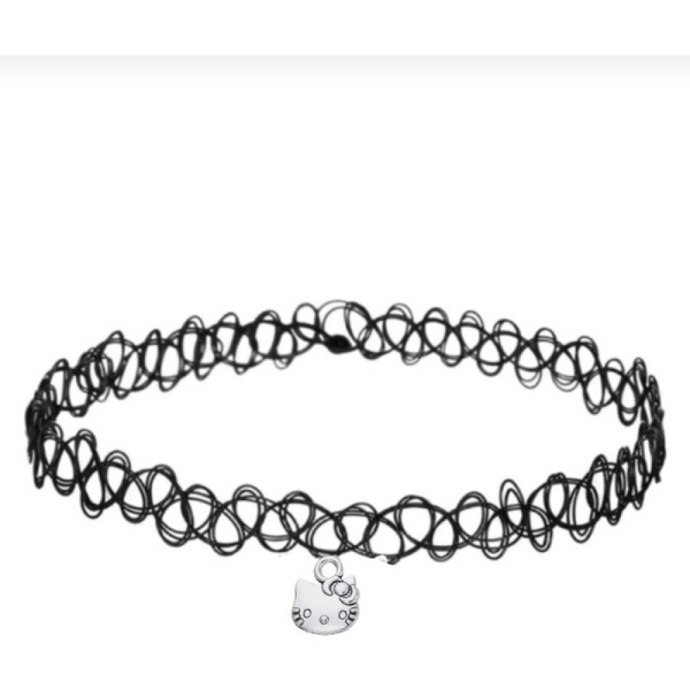 Takıconcept Hello Kitty Sallantılı Siyah Choker Kolye Bijuteri Kolye Fiyatı