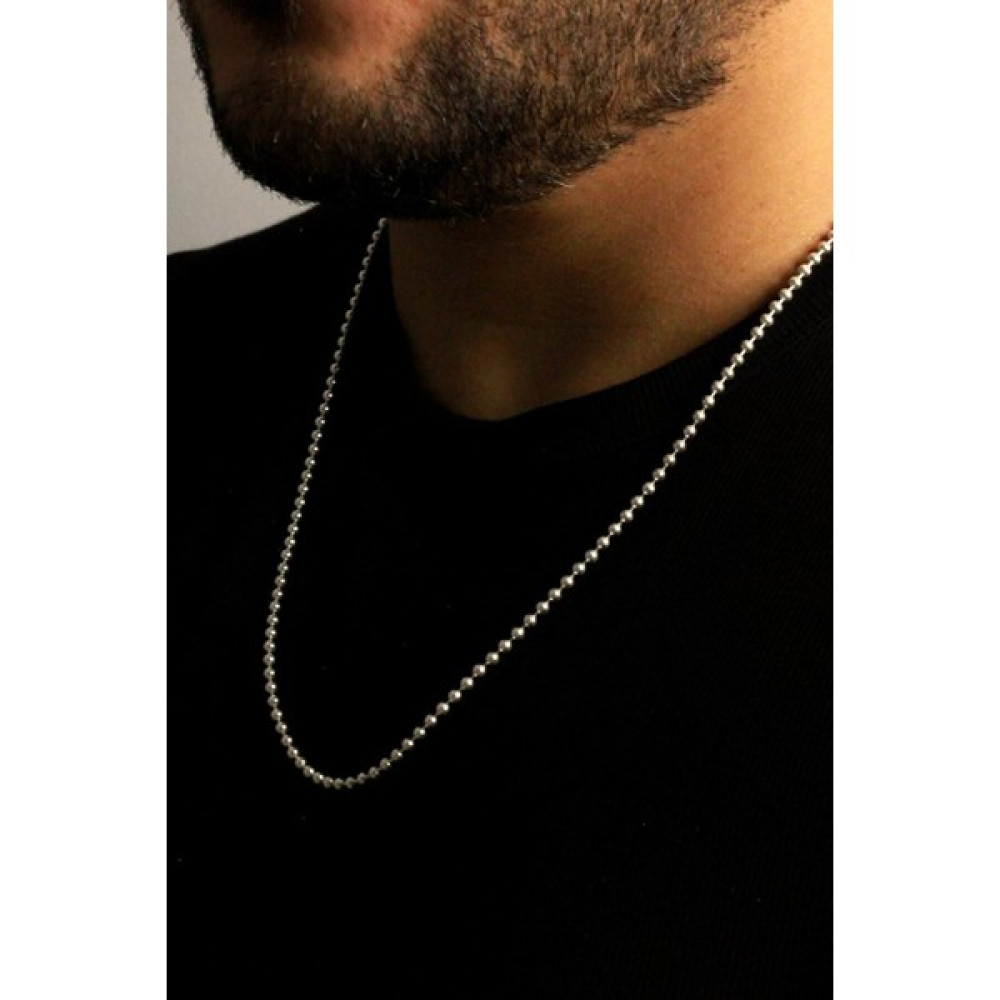 Takıfest 925 Ayar Gümüş Unisex Toplu Zincir Kolye - 65 cm Kolyeler Fiyatı