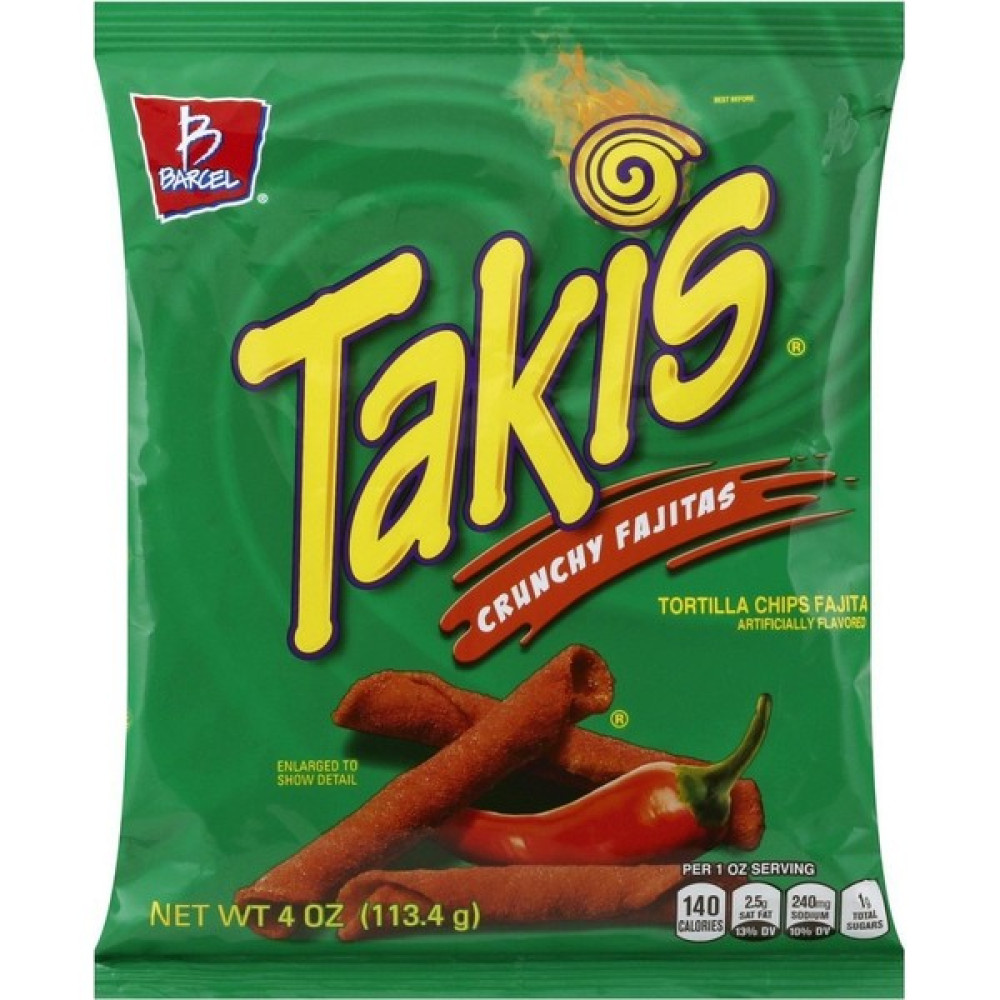 Takis Crunchy Fajitas Flavored Tortilla Chips 113,4 gr - 113 gr Diğer Fiyatı