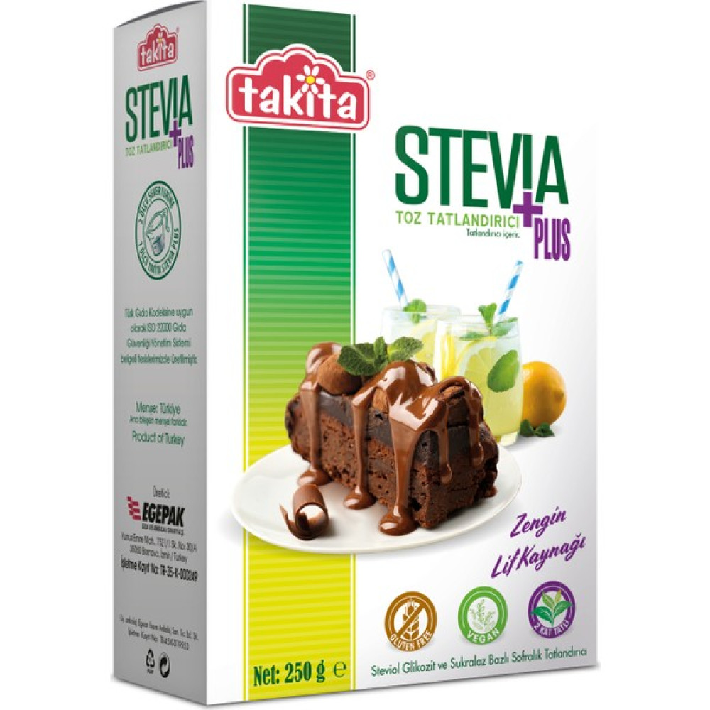 Takita Stevia Toz Tatlandırıcı +Plus 250 gr Diğer Fiyatı