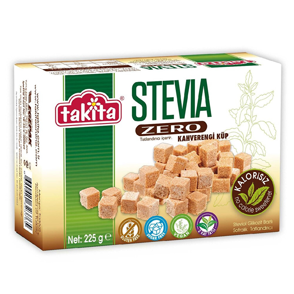 Takita Stevia Zero Küp Kahverengi Tatlandırıcı 225 g Tatlı ve Pasta Malzemeleri Fiyatı