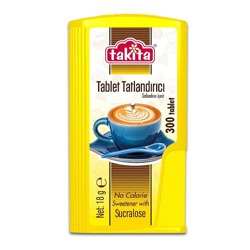 Takita Sukraloz Tablet Tatlandırıcı 300 Tablet 18 g Tatlı ve Pasta Malzemeleri Fiyatı