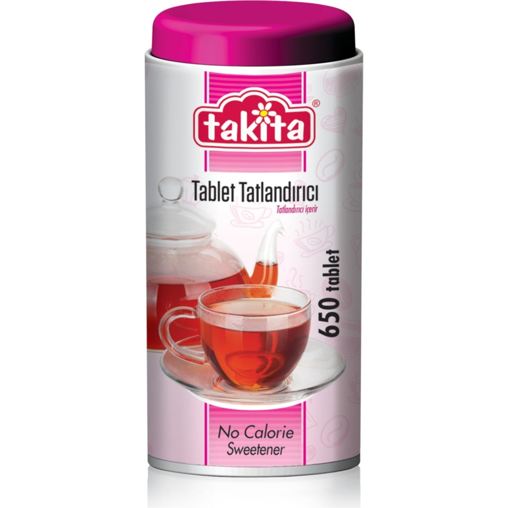 Takita Tablet Tatlandırıcı 650 Tablet - 650 gr Toz ve Küp Şeker Fiyatı