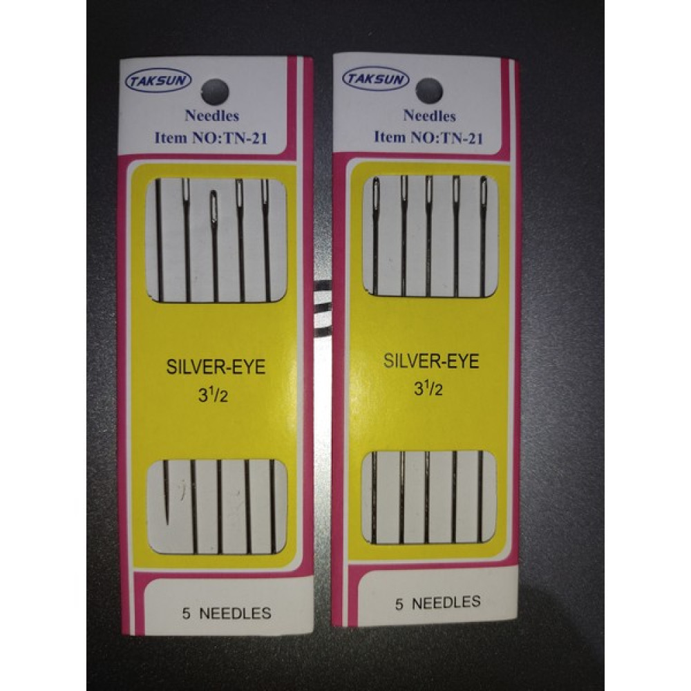 Taksun Needles 3/1/2 Dikiş Iğnesi 10 Adet 2 Paket Oto Boyaları Fiyatı