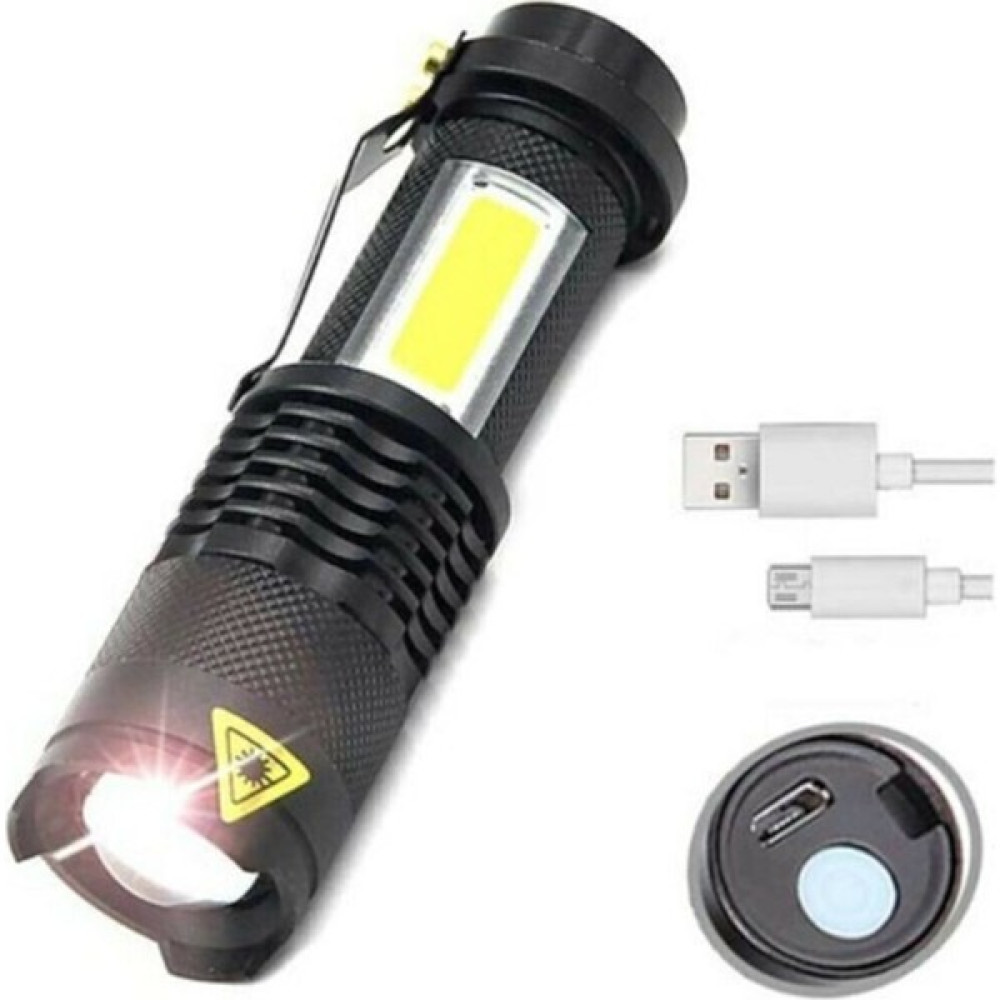 Taktikal LED USB Şarjlı Ultra Güçlü Büyük Boy El Feneri El Feneri Fiyatı