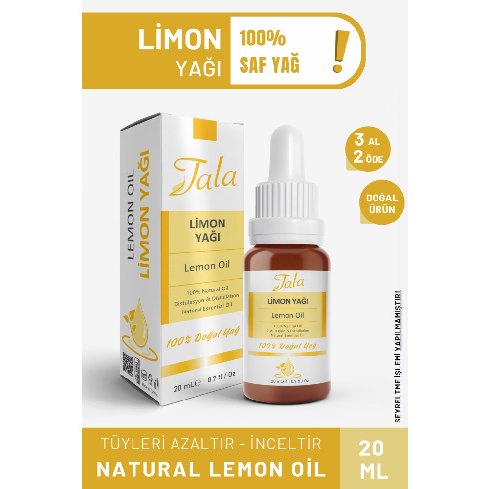 Tala %100 Saf Ve Doğal Limon Yağı 20 Ml Cilt ve Yüz Bakımı Fiyatı