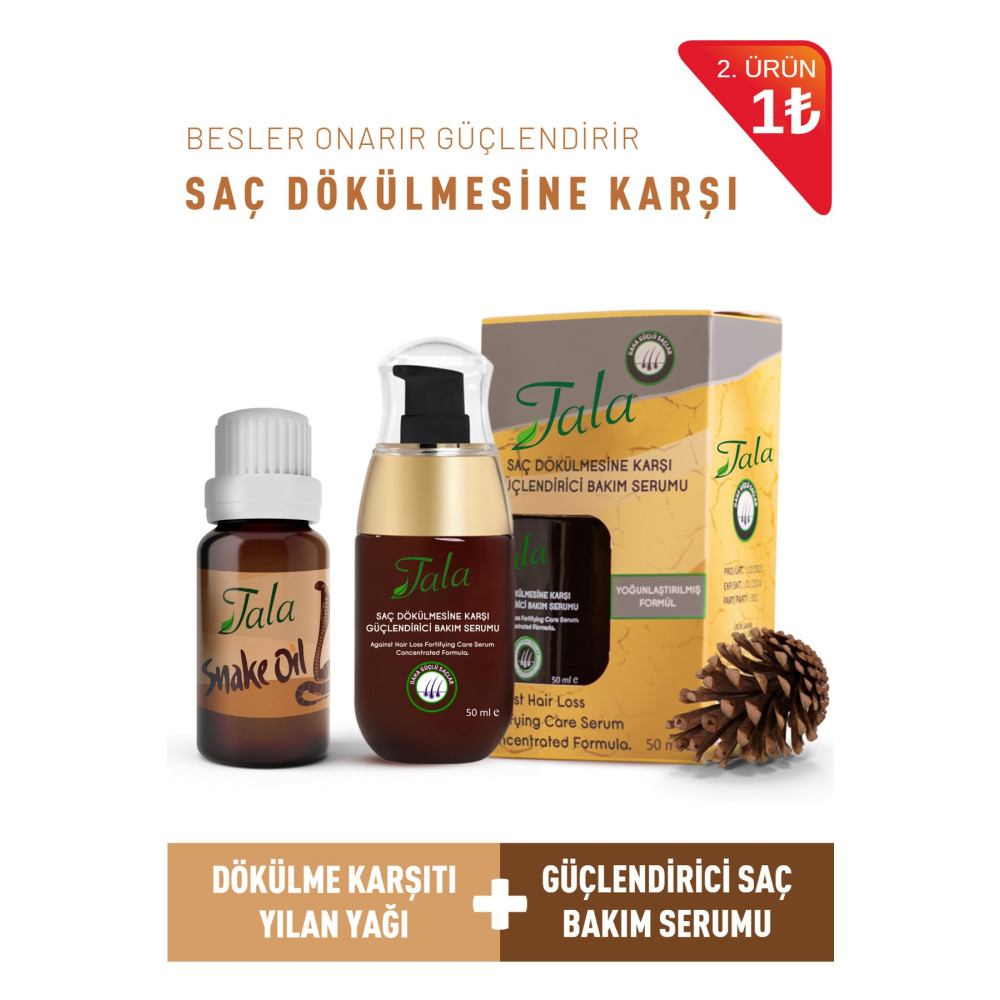 Tala Yılan Yağı & Saç Dökülmelerine Karşı Güçlendirici Bakım Serumu Yıpranmış Saçlara Özel 50 Ml Saç Bakım Maskeleri & Serumlar & Spreyler Fiyatı