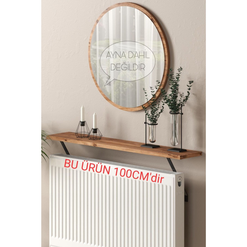 TALAŞTOZUM Atlantik Çam Petek Üstü Tak Çıkar Raf (duvar Montajsız) 100 Cm. Dresuar / Konsol Fiyatı