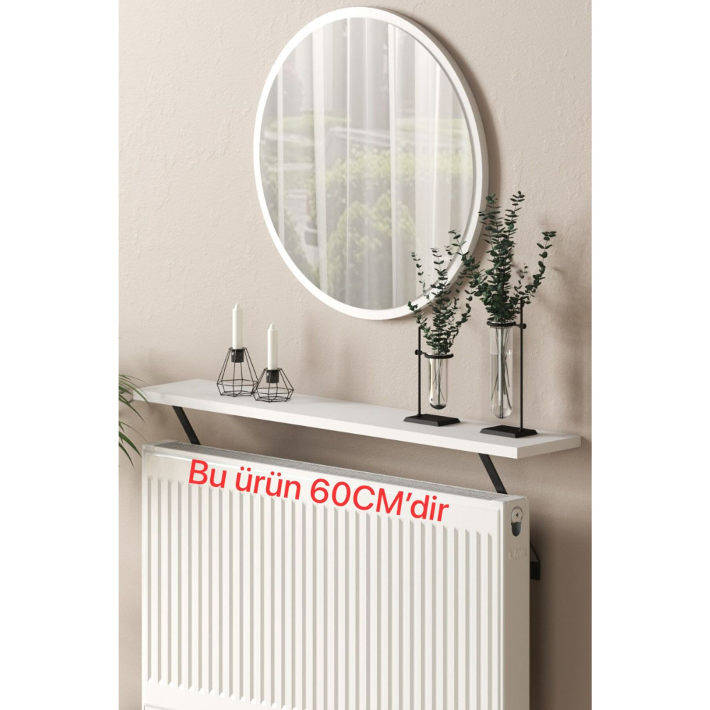 TALAŞTOZUM Petek Üstü Uçan Raf Dresuar Duvara Montajsız 60 Cm Dresuar / Konsol Fiyatı