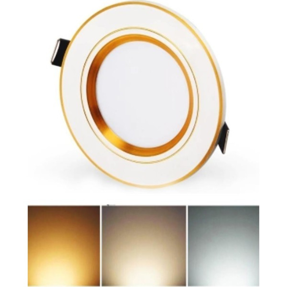 Taled 7 W 3 Renk Yanan Sıvaaltı Cob LED Spot Gold Kasa Gömme Tavan Armatürü Spot Fiyatı