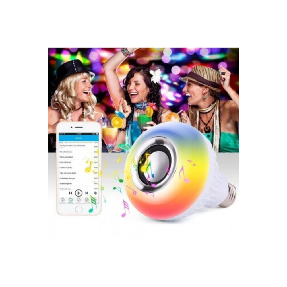 Taled Bluetooth Hoparlörlü Kumandalı Rgb Akıllı Led Ampul-16 Renk Klasik Ampul Fiyatı