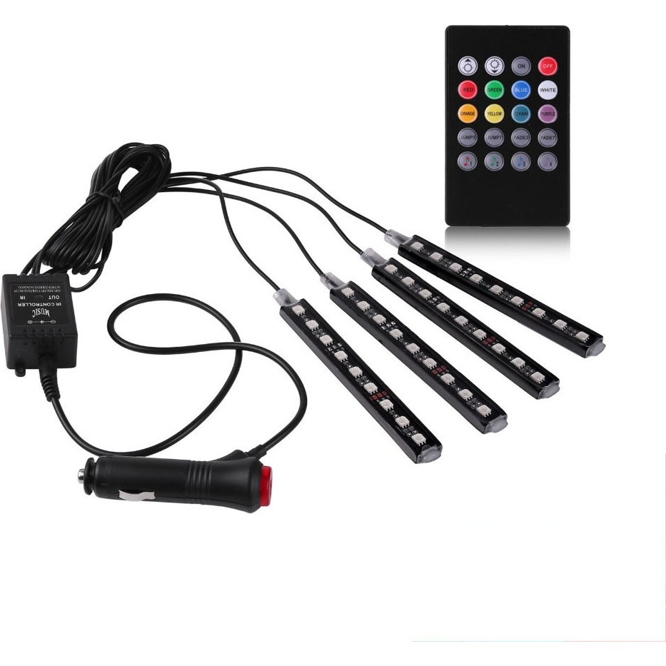 Taled Müziğe Duyarlı Uzaktan Kumandalı Araç İçi Rgb Led Diğer Fiyatı