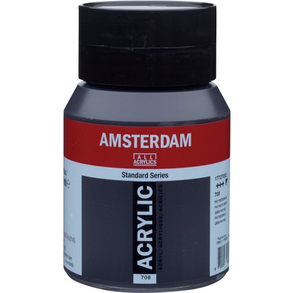 Talens Amsterdam Akrilik Boya 500ML 708 Paynes Grey Akrilik Boya Fiyatı