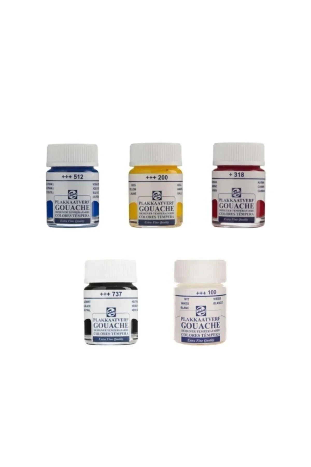 Talens Gouache Jar 16ml Guaj Boya 5 Ana Renk Set" Guaj Boya Fiyatı