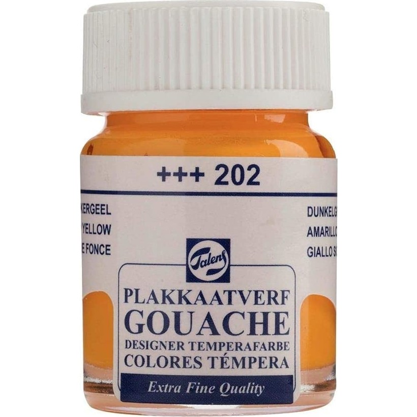 Talens Guaj Boya 16 ml Deep Yellow Koyu Sarı 202 Guaj Boya Fiyatı
