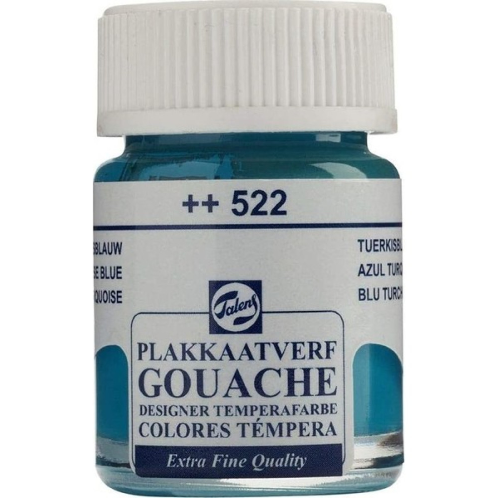 Talens Guaj Boya 16 ml Turquoise Blue - Turkuaz Mavisi 522 Guaj Boya Fiyatı
