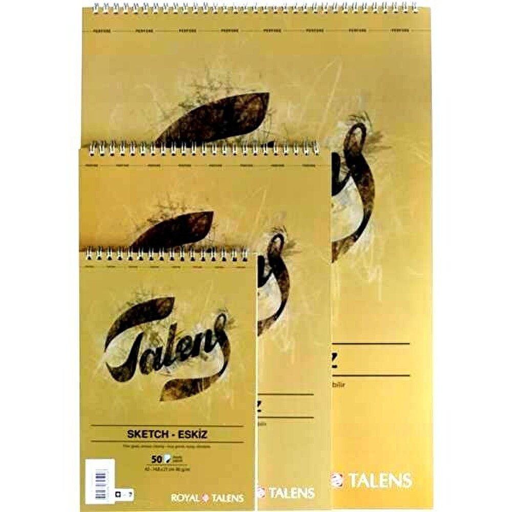 TALENS SPİRAL ESKİZ DEFTERİ 50 YPRK A5 Sanatsal Malzemeler Fiyatı