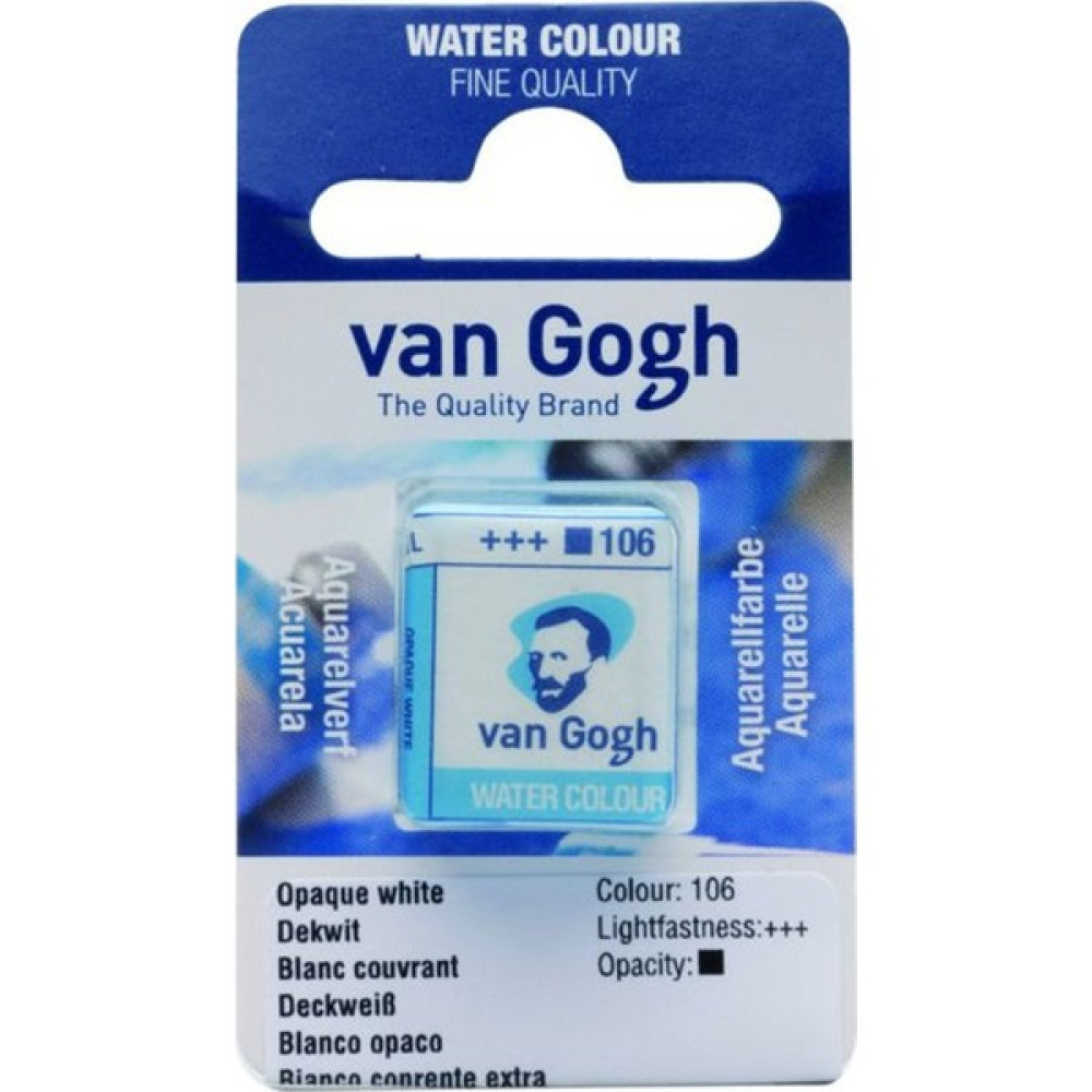 Talens Van Gogh 1/2 Tablet Sulu Boya 106 Opaque White Sulu Boya Fiyatı