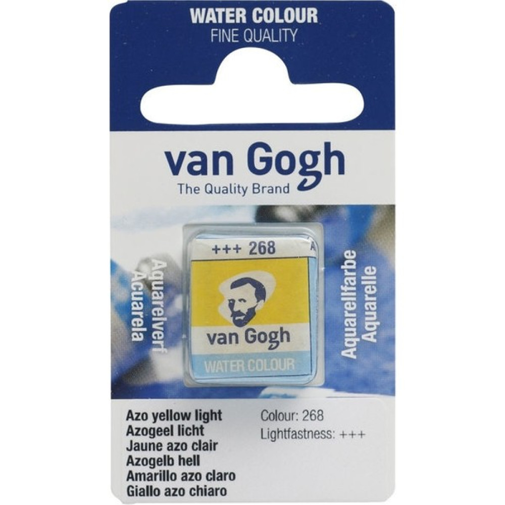 Talens Van Gogh 1/2 Tablet Sulu Boya 268 Azo Yellow Light - Yellow Ochre Sulu Boya Fiyatı
