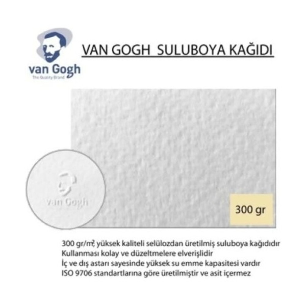 Talens Van Gogh Sulu Boya Kağıdı Grenli 300 gr 50X70 Cm. 5 Adet Yardımcı Malzeme Fiyatı