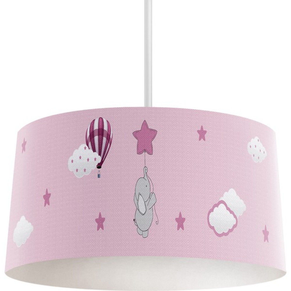 Talia Home Çocuk Odası Bebek Odası Fil Desen Sarkıt Avize TLAV-075 - Renkli - 1'li Avize Fiyatı