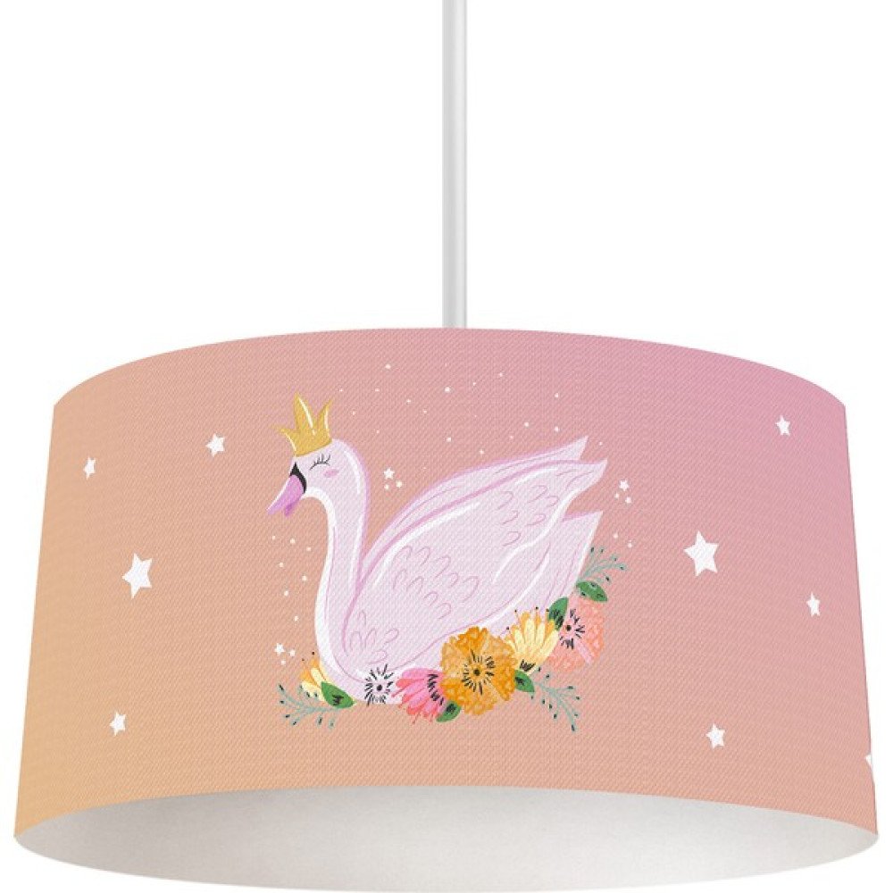 Talia Home Çocuk Odası Bebek Odası Kuğu Desen Sarkıt Avize TLAV-050 - Renkli - 1'li Avize Fiyatı