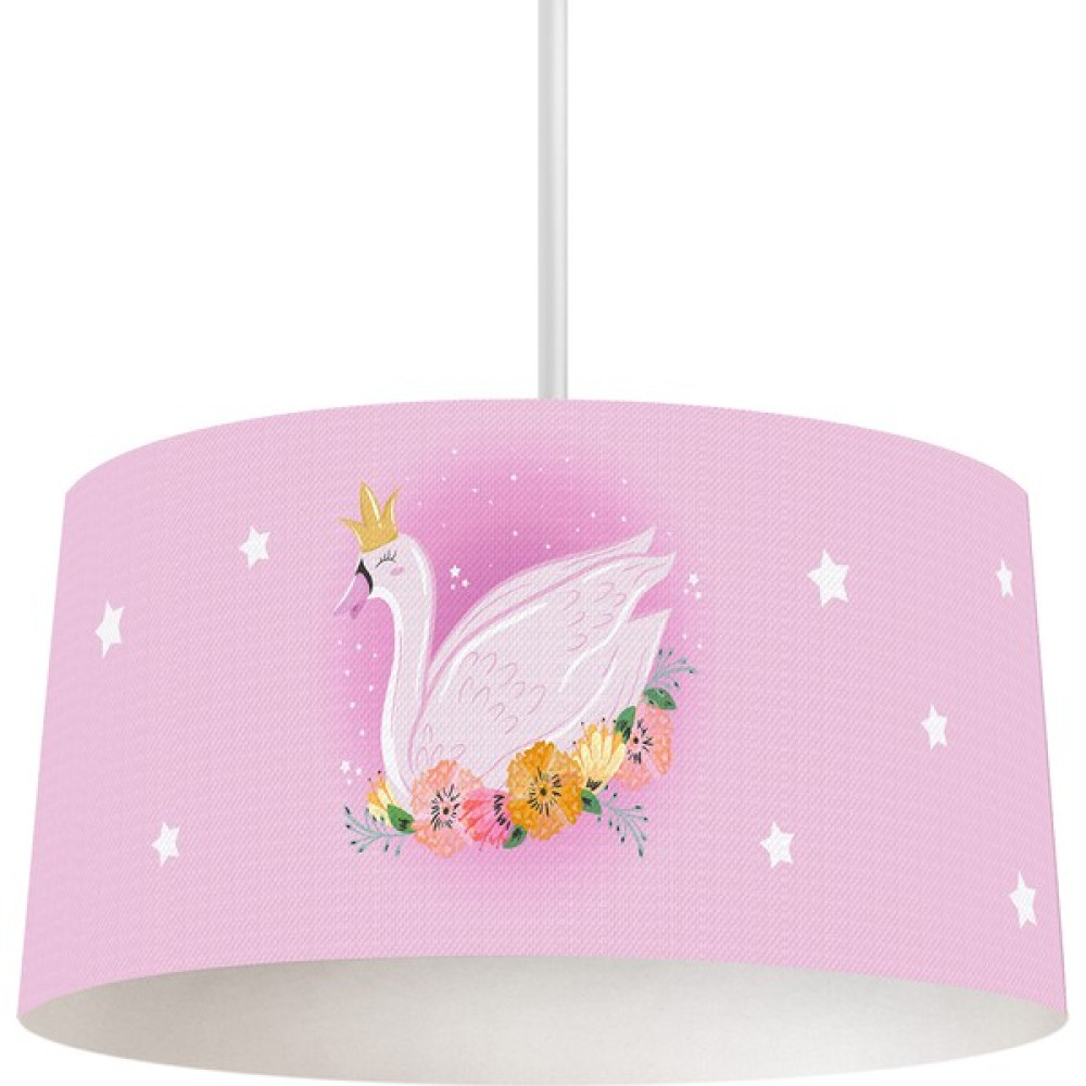 Talia Home Çocuk Odası Bebek Odası Kuğu Desen Sarkıt Avize TLAV-051 - Renkli - 1'li Avize Fiyatı
