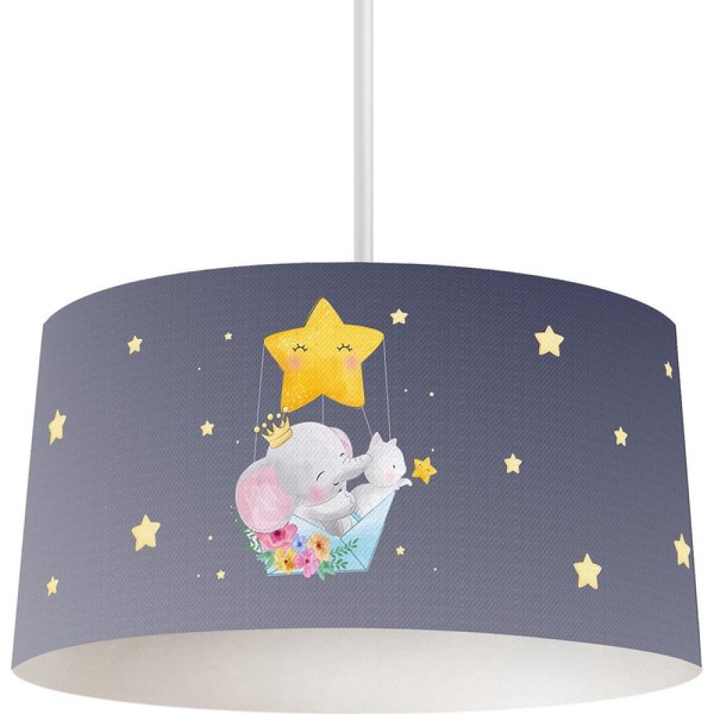 Talia Home Çocuk Odası Bebek Odası Yıldızlı Sarkıt Avize TLAV-027 - Renkli - 1'li Avize Fiyatı