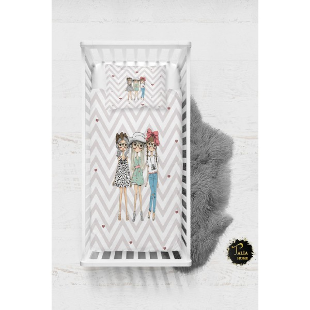 Talia Home Kalpli Bebek Nevresim Takımı Çarşaflı TLABN-001 - Beyaz - 100 x 150 cm Bebek Nevresim Takımı Fiyatı